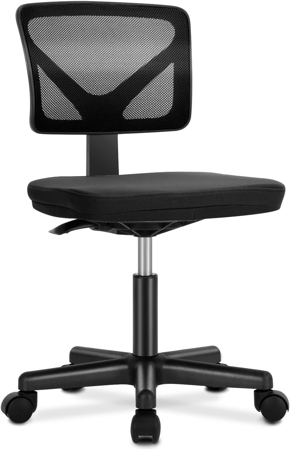 Armless Ergonomic Adjustable Rolling Chair