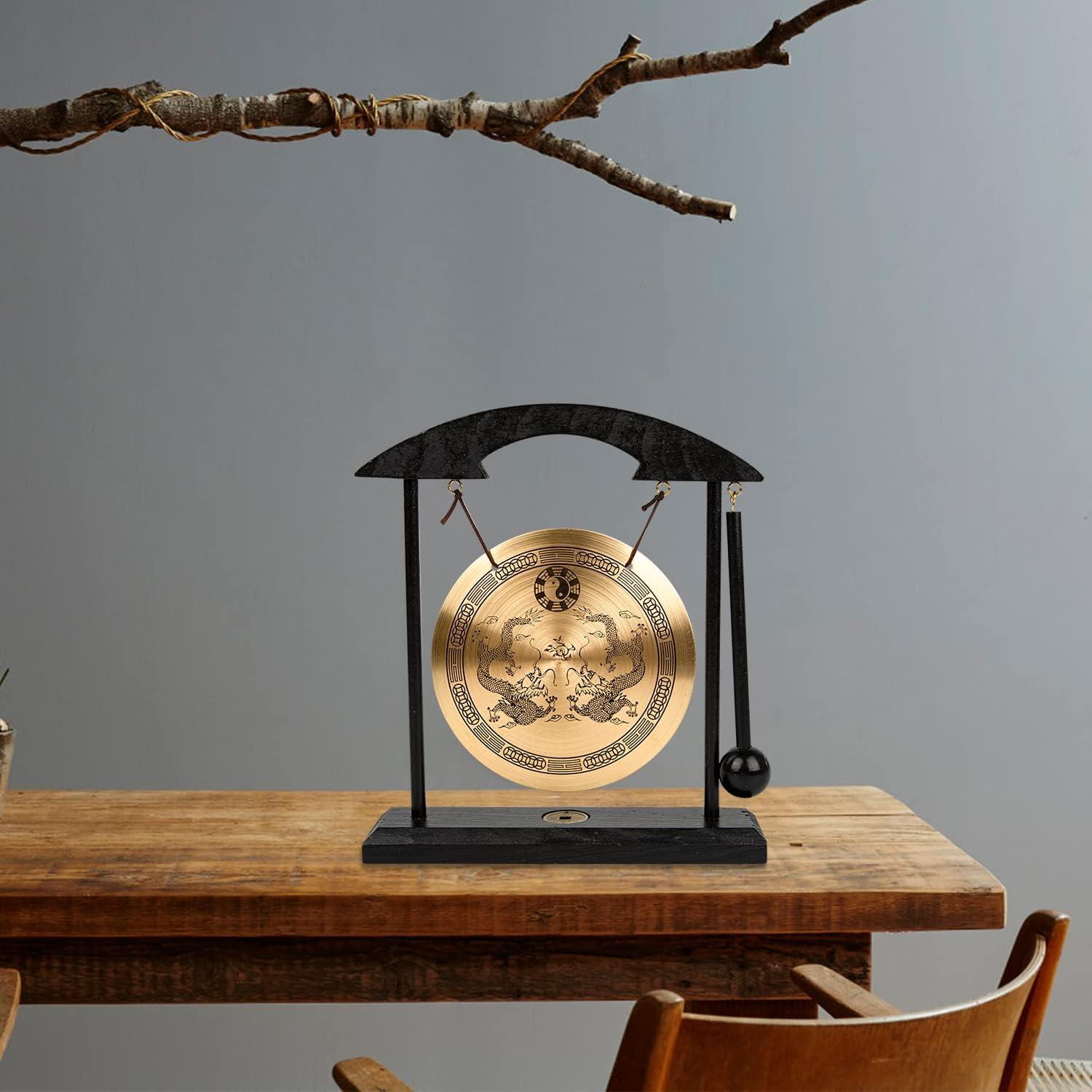 Brass Feng Shui Gong Decor