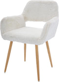 Faux Fur Accent/Office chair (No Wheels)