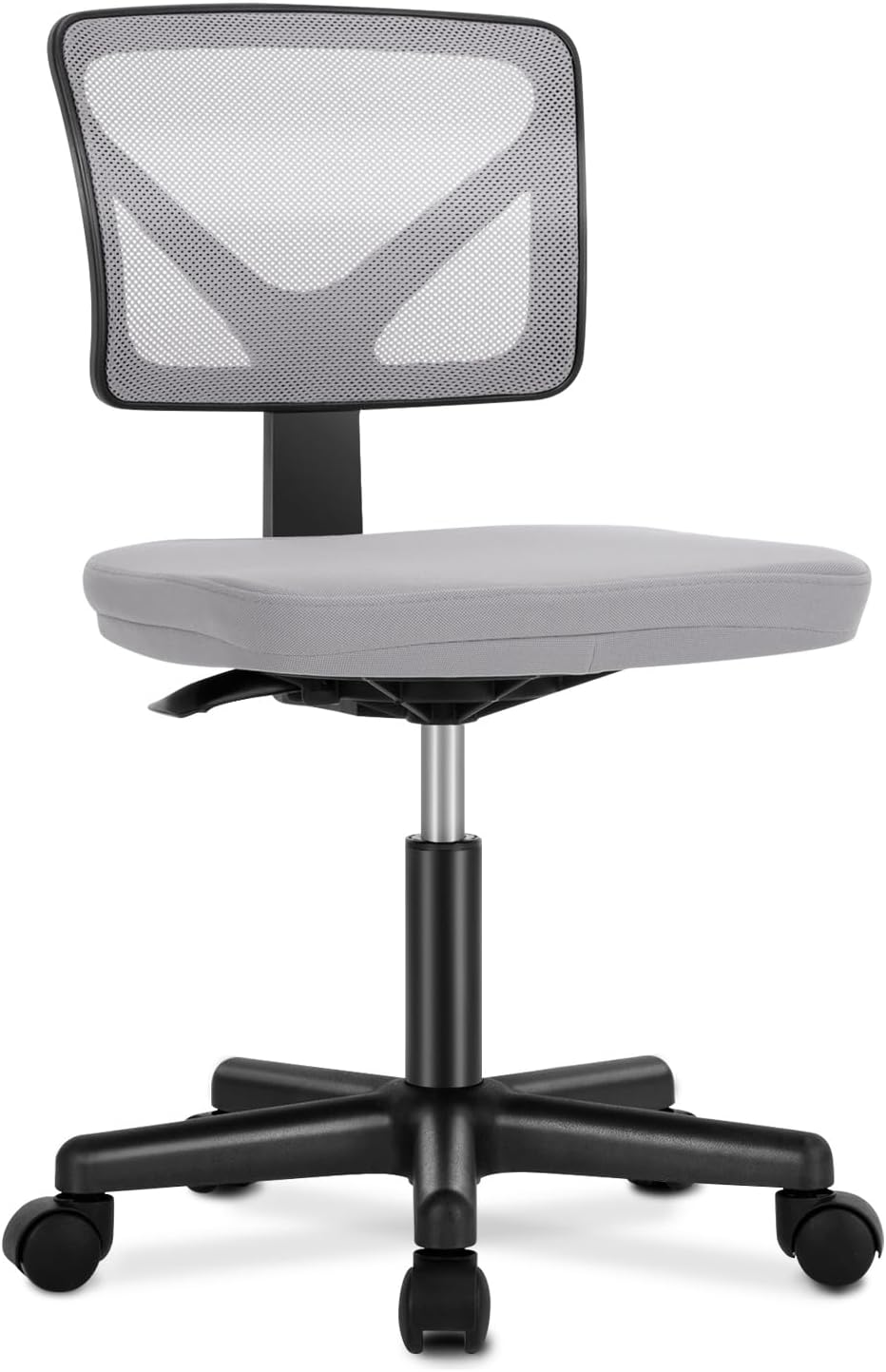 Armless Ergonomic Adjustable Rolling Chair