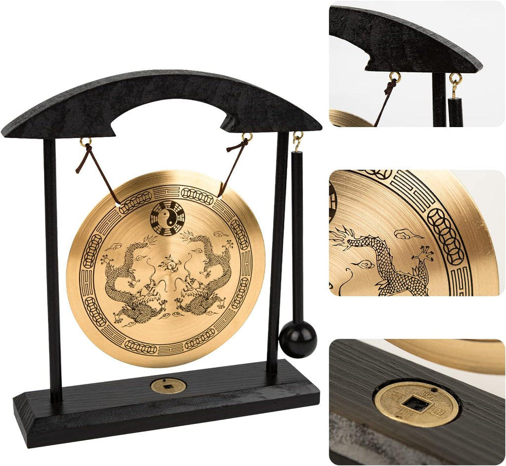 Brass Feng Shui Gong Decor