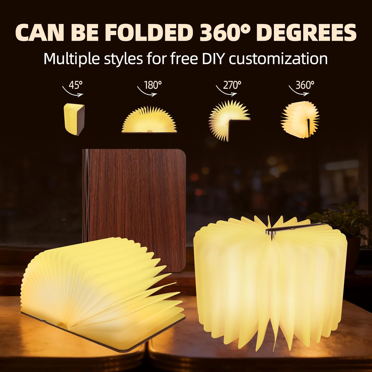 7-Color Book Lamp