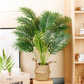 Faux Hand-Woven Potted Palm Tree 28"