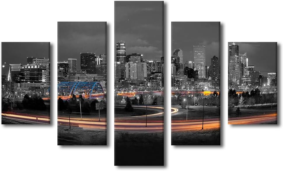 5-Piece City Skyline Night Lights